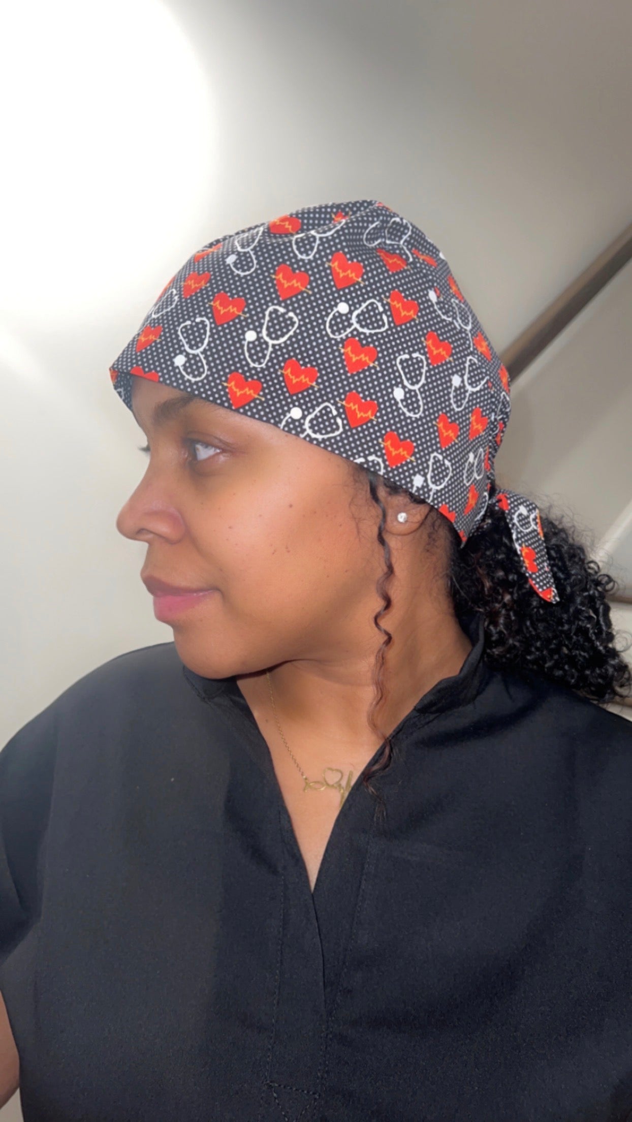 The Beat of my Heart Scrub Cap